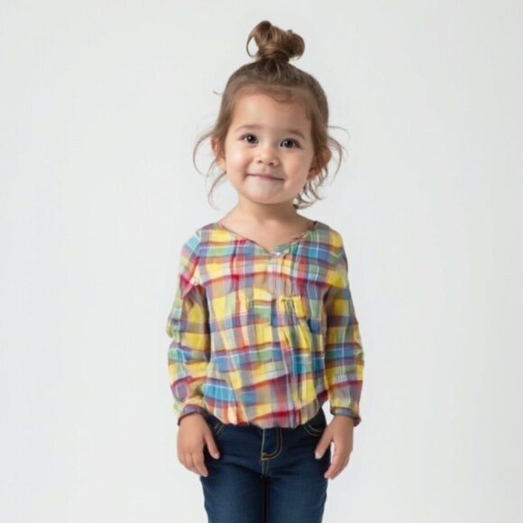 Polo by Ralph Lauren plaid top - Picture 1 of 9